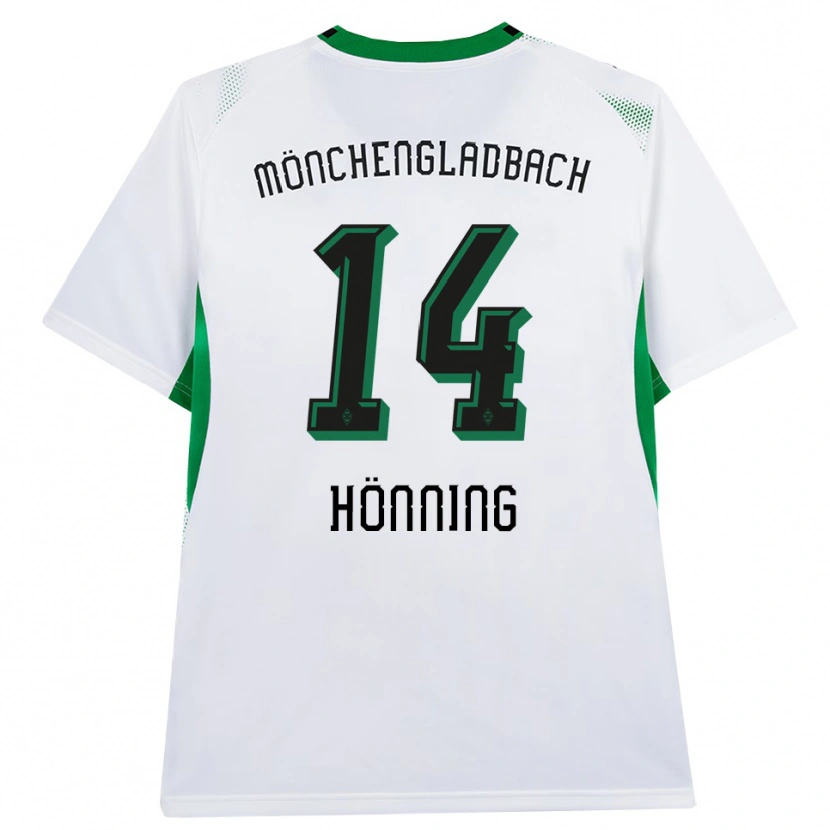 Danxen Kinderen Louis Hönning #14 Wit Zwart Groen Thuisshirt Thuistenue 2026/27 T-Shirt