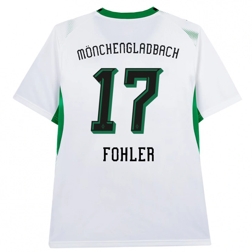 Danxen Kinderen Selma Fohler #17 Wit Zwart Groen Thuisshirt Thuistenue 2026/27 T-Shirt