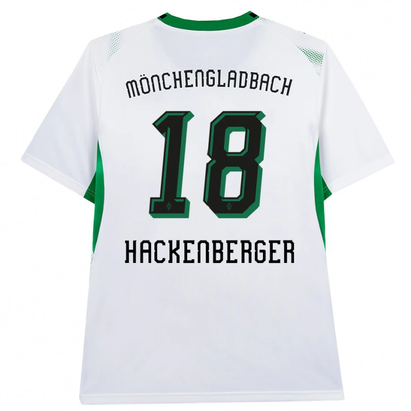 Danxen Kinderen Jessica Hackenberger #18 Wit Zwart Groen Thuisshirt Thuistenue 2026/27 T-Shirt