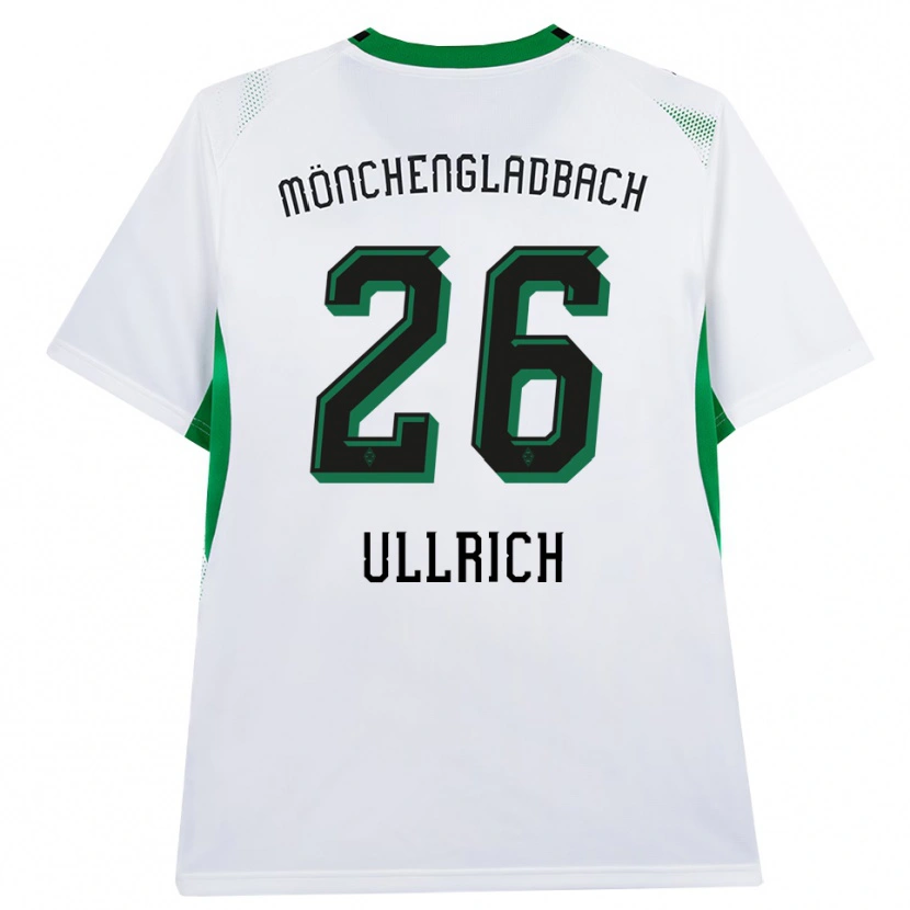 Danxen Kinderen Lukas Ullrich #26 Wit Zwart Groen Thuisshirt Thuistenue 2026/27 T-Shirt