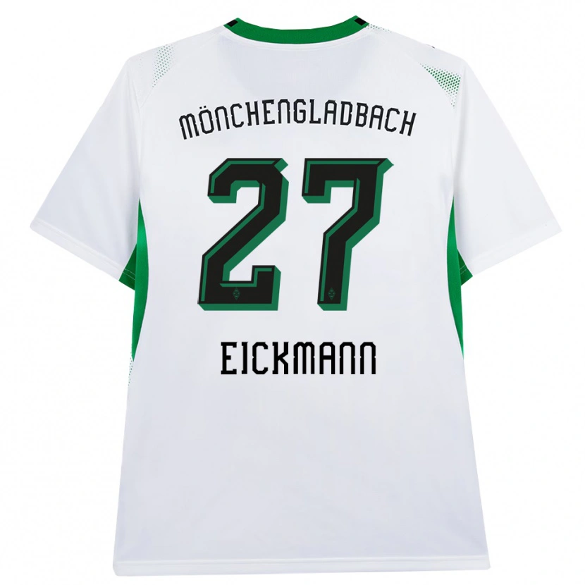 Danxen Kinderen Mia Eickmann #27 Wit Zwart Groen Thuisshirt Thuistenue 2026/27 T-Shirt