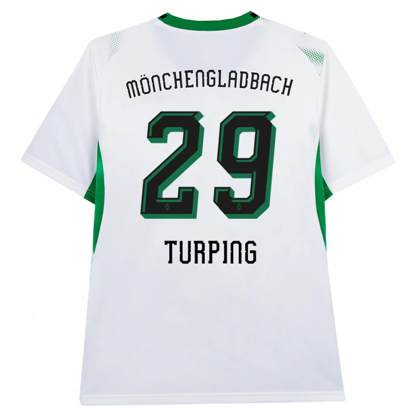 Danxen Kinderen Selim Turping #29 Wit Zwart Groen Thuisshirt Thuistenue 2026/27 T-Shirt