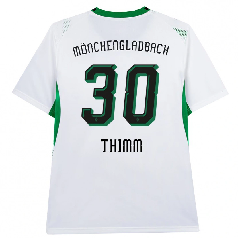 Danxen Kinderen Joshua Thimm #30 Wit Zwart Groen Thuisshirt Thuistenue 2026/27 T-Shirt
