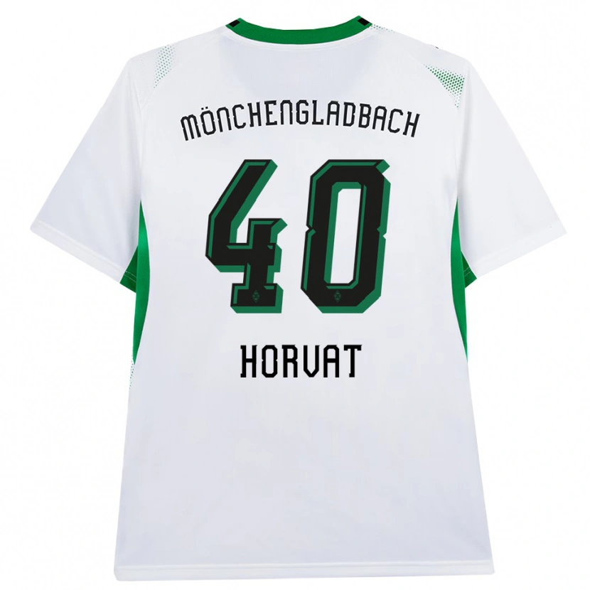 Danxen Kinderen Niko Horvat #40 Wit Zwart Groen Thuisshirt Thuistenue 2026/27 T-Shirt