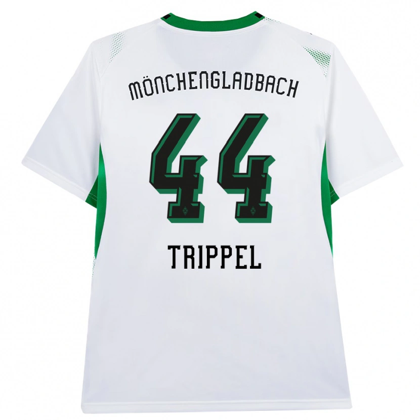 Danxen Kinderen Marcello Trippel #44 Wit Zwart Groen Thuisshirt Thuistenue 2026/27 T-Shirt