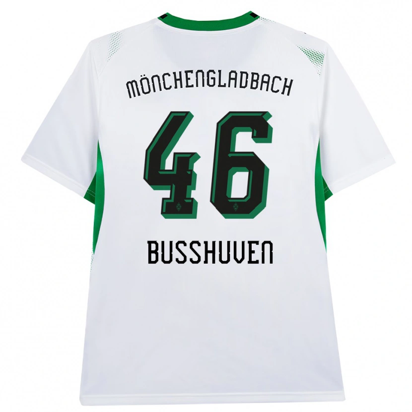 Danxen Kinderen Alina Busshuven #46 Wit Zwart Groen Thuisshirt Thuistenue 2026/27 T-Shirt