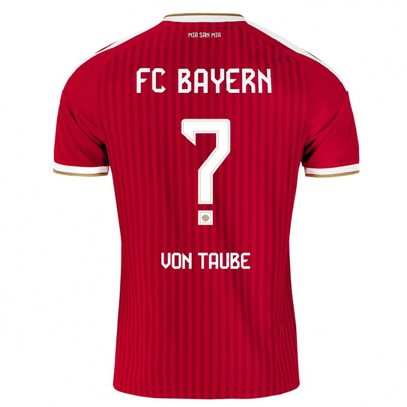 Danxen Kinderen Nikolas Von Taube #0 Rood Wit Blauw Thuisshirt Thuistenue 2026/27 T-Shirt