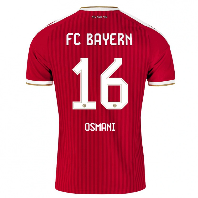 Danxen Kinderen Erblin Osmani #16 Rood Wit Blauw Thuisshirt Thuistenue 2026/27 T-Shirt