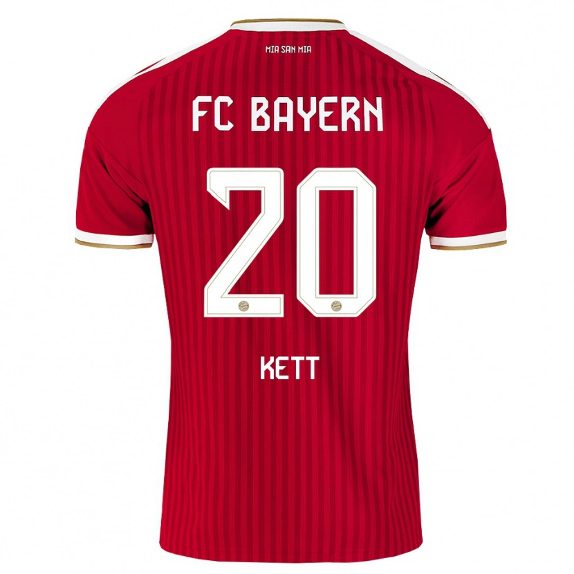 Danxen Kinderen Franziska Kett #20 Rood Wit Blauw Thuisshirt Thuistenue 2026/27 T-Shirt