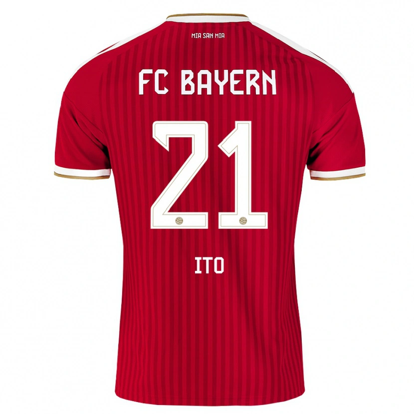 Danxen Kinderen Hiroki Ito #21 Rood Wit Blauw Thuisshirt Thuistenue 2026/27 T-Shirt