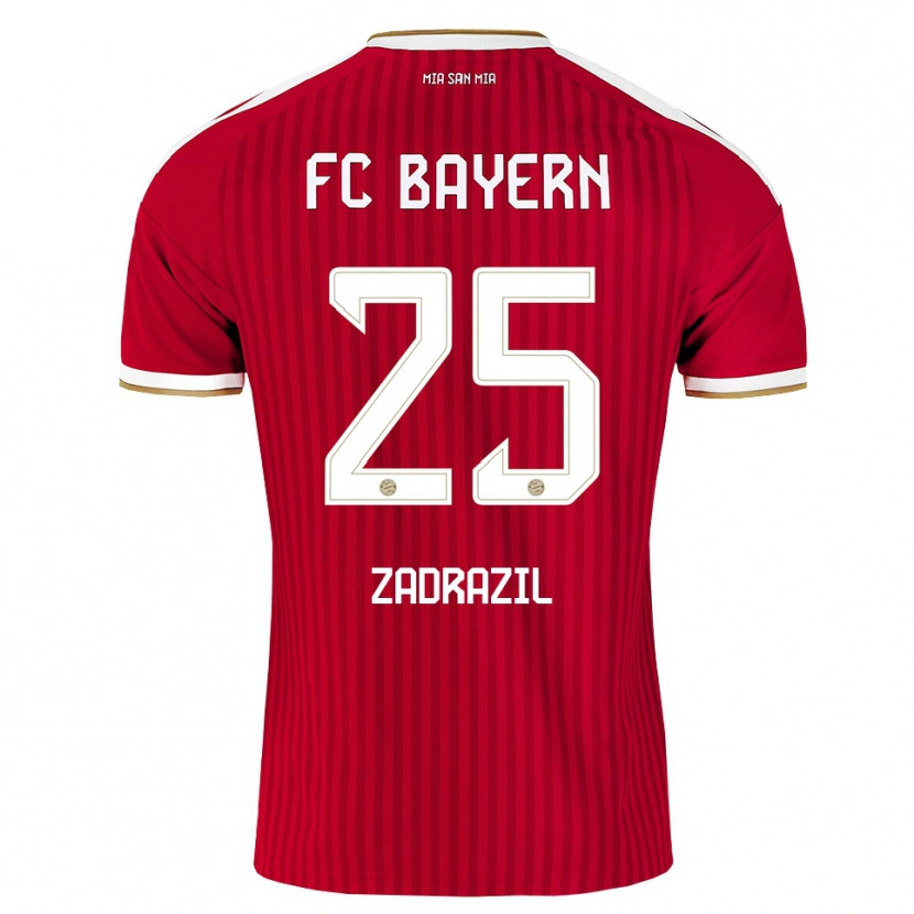 Danxen Kinderen Sarah Zadrazil #25 Rood Wit Blauw Thuisshirt Thuistenue 2026/27 T-Shirt