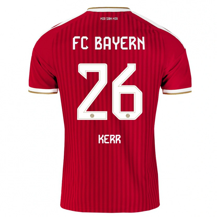 Danxen Kinderen Samantha Kerr #26 Rood Wit Blauw Thuisshirt Thuistenue 2026/27 T-Shirt