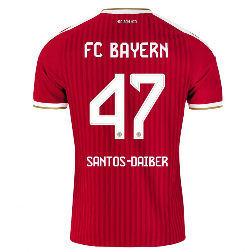Danxen Kinderen David Santos Daiber #47 Rood Wit Blauw Thuisshirt Thuistenue 2026/27 T-Shirt
