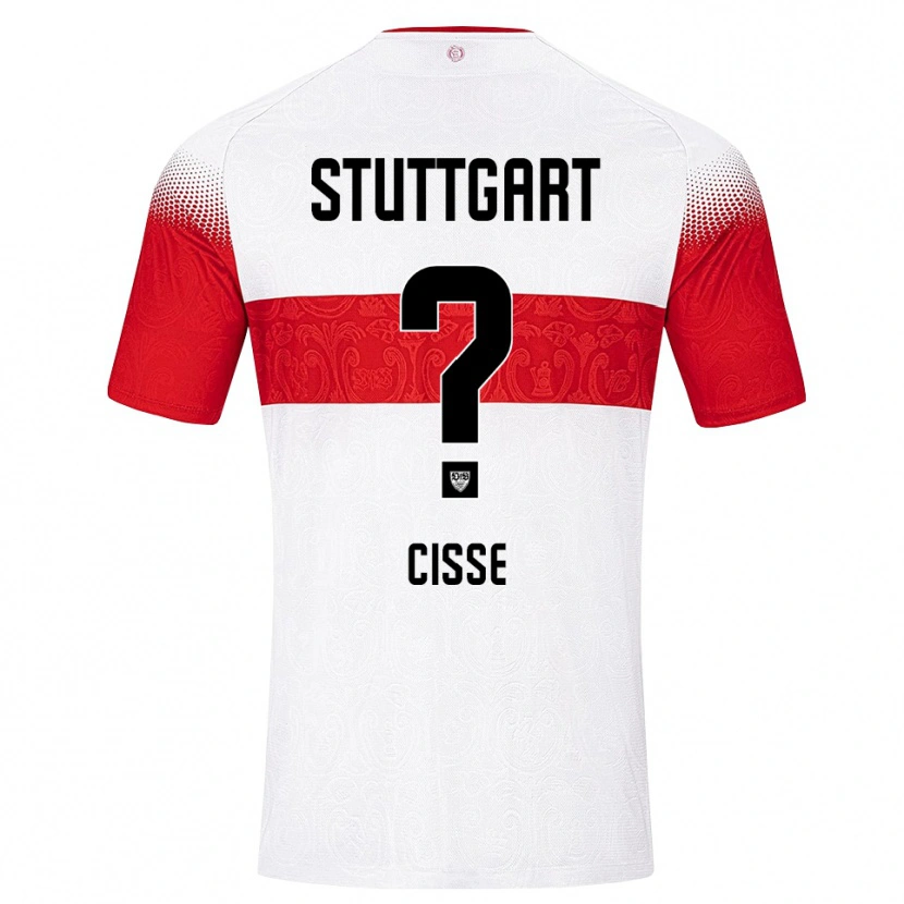 Danxen Kinderen Momo Cissé #0 Wit Rood Geel Thuisshirt Thuistenue 2026/27 T-Shirt