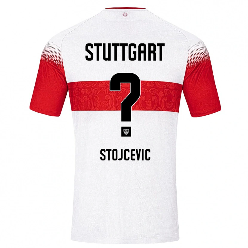 Danxen Kinderen Martin Stojcevic #0 Wit Rood Geel Thuisshirt Thuistenue 2026/27 T-Shirt