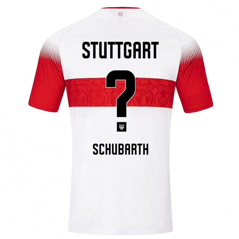 Danxen Kinderen Till Schubarth #0 Wit Rood Geel Thuisshirt Thuistenue 2026/27 T-Shirt