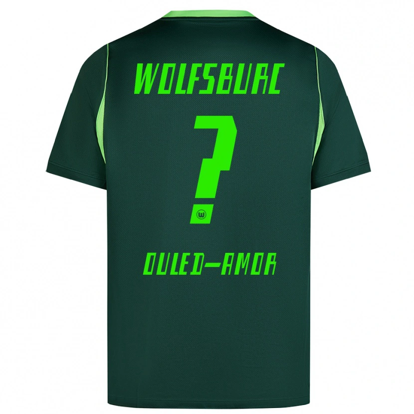 Danxen Kinderen Ghassan Ouled-Amor #0 Donkergroen Wit Thuisshirt Thuistenue 2026/27 T-Shirt