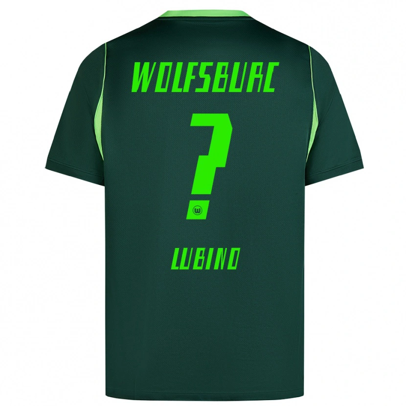 Danxen Kinderen Francesco Lubino #0 Donkergroen Wit Thuisshirt Thuistenue 2026/27 T-Shirt