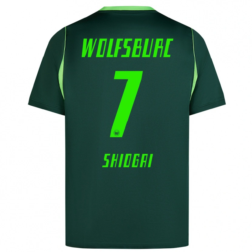 Danxen Kinderen Kento Shiogai #7 Donkergroen Wit Thuisshirt Thuistenue 2026/27 T-Shirt
