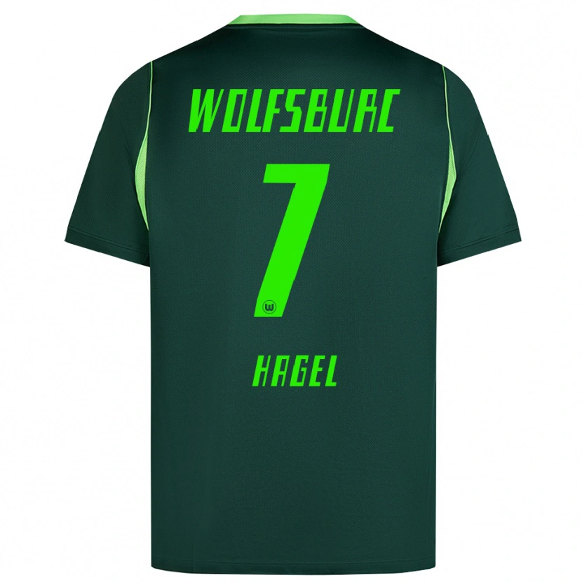 Danxen Kinderen Chantal Hagel #7 Donkergroen Wit Thuisshirt Thuistenue 2026/27 T-Shirt