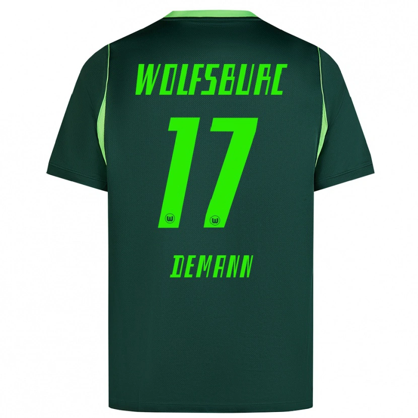 Danxen Kinderen Kristin Demann #17 Donkergroen Wit Thuisshirt Thuistenue 2026/27 T-Shirt