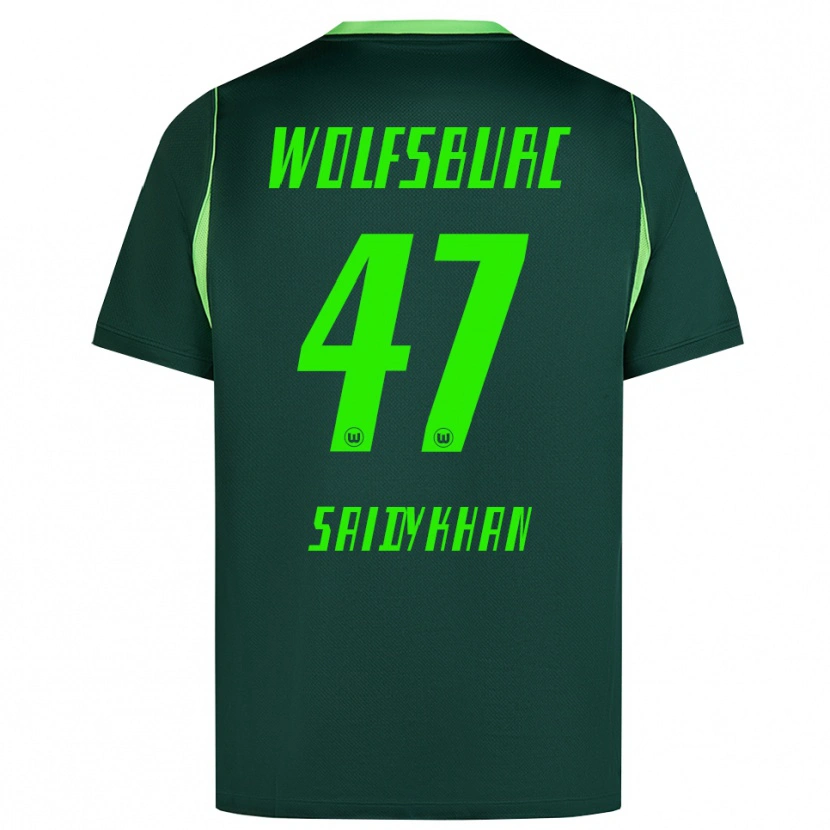 Danxen Kinderen Ibrahim Saidykhan #47 Donkergroen Wit Thuisshirt Thuistenue 2026/27 T-Shirt