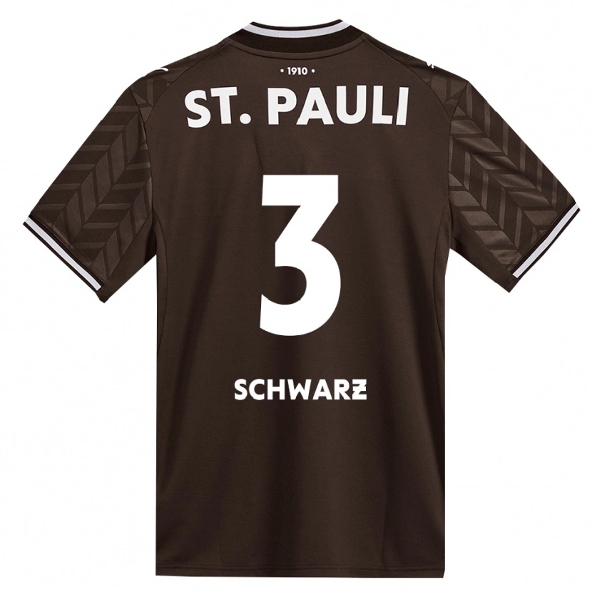 Danxen Kinderen Jannick Schwarz #3 Cafe Wit Thuisshirt Thuistenue 2026/27 T-Shirt