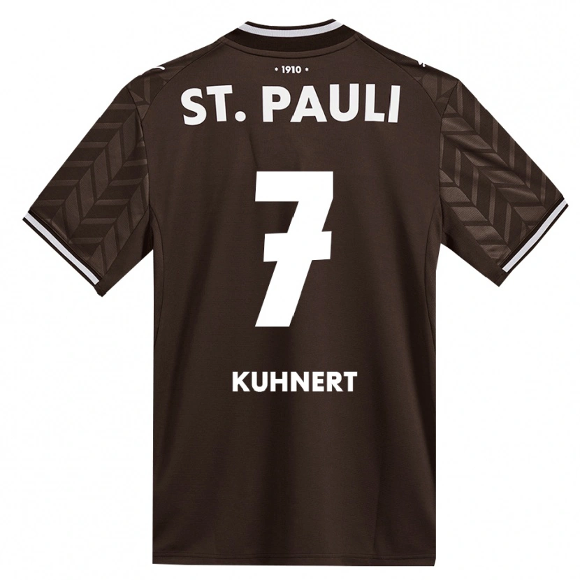 Danxen Kinderen Carlotta Kuhnert #7 Cafe Wit Thuisshirt Thuistenue 2026/27 T-Shirt
