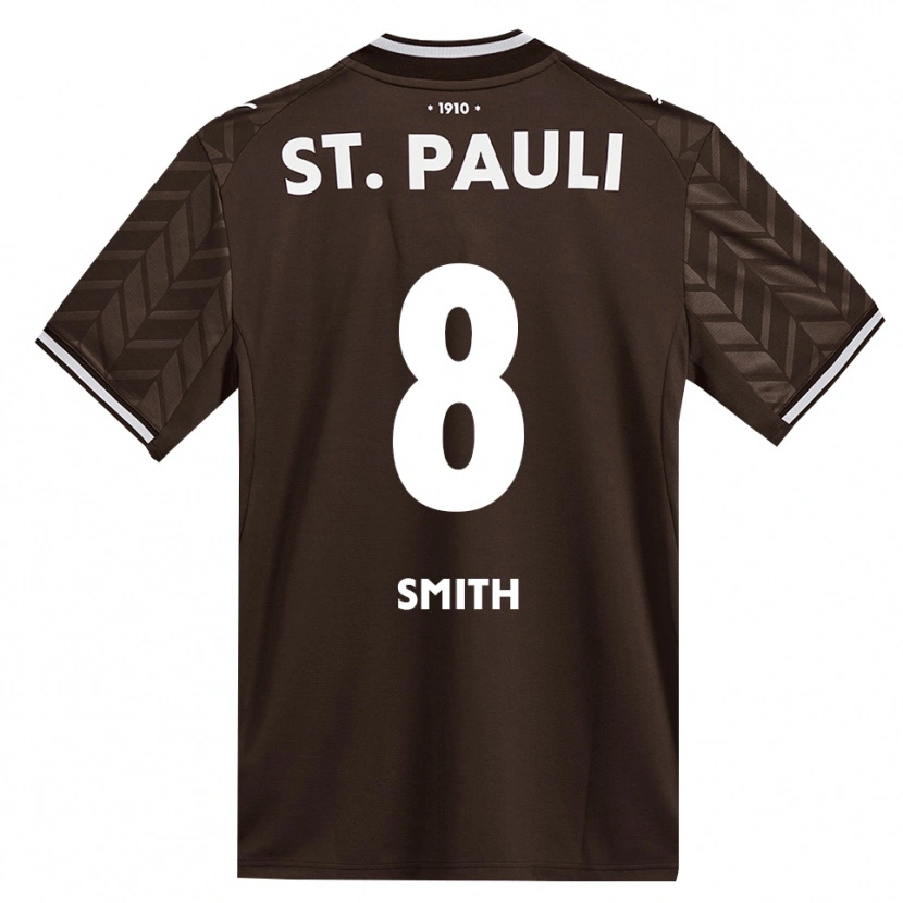 Danxen Kinderen Eric Smith #8 Cafe Wit Thuisshirt Thuistenue 2026/27 T-Shirt