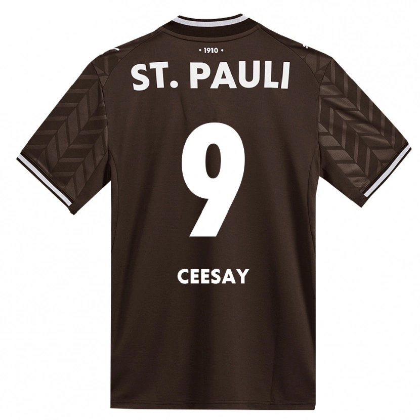 Danxen Kinderen Abdoulie Ceesay #9 Cafe Wit Thuisshirt Thuistenue 2026/27 T-Shirt