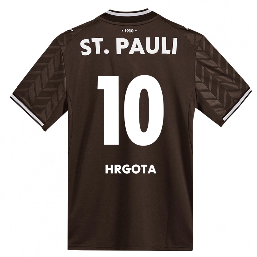 Danxen Kinderen Branimir Hrgota #10 Cafe Wit Thuisshirt Thuistenue 2026/27 T-Shirt