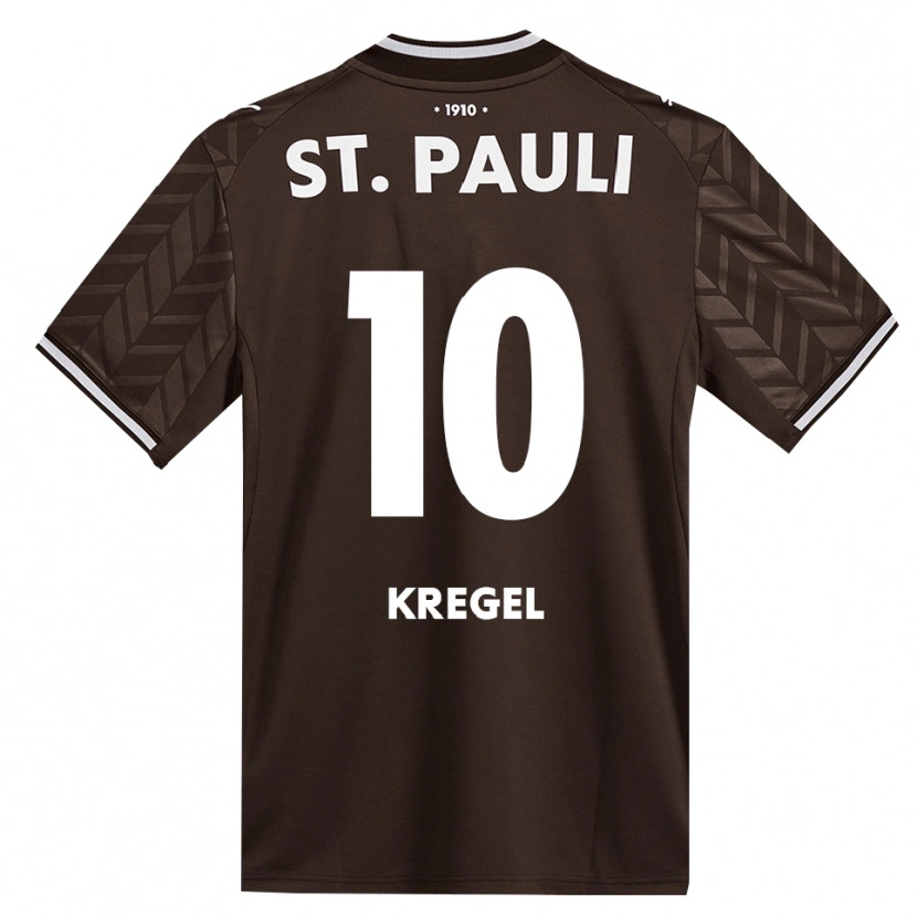 Danxen Kinderen Mareike Kregel #10 Cafe Wit Thuisshirt Thuistenue 2026/27 T-Shirt