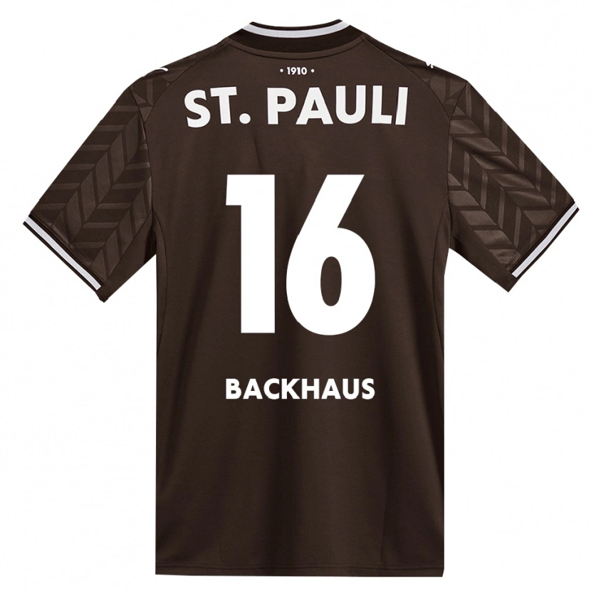 Danxen Kinderen Ols Backhaus #16 Cafe Wit Thuisshirt Thuistenue 2026/27 T-Shirt