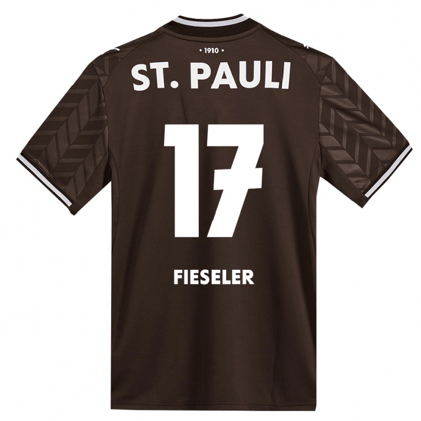 Danxen Kinderen Jonas Fieseler #17 Cafe Wit Thuisshirt Thuistenue 2026/27 T-Shirt