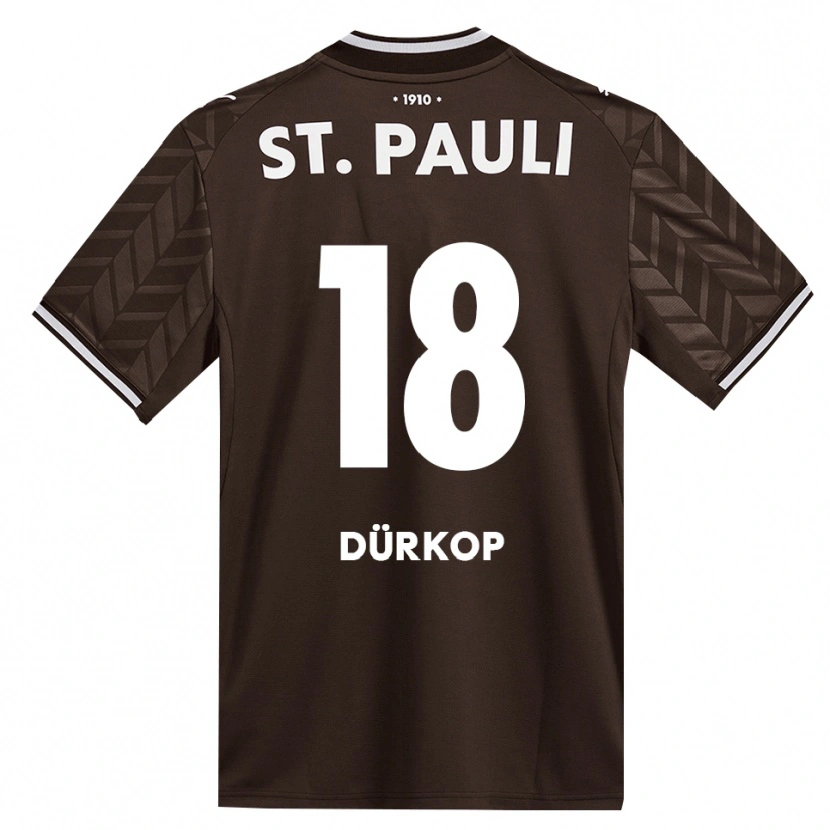 Danxen Kinderen Paul Dürkop #18 Cafe Wit Thuisshirt Thuistenue 2026/27 T-Shirt