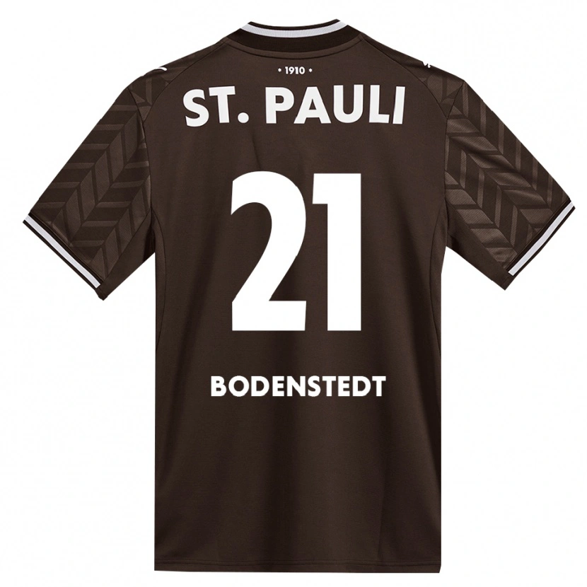 Danxen Kinderen Paula Bodenstedt #21 Cafe Wit Thuisshirt Thuistenue 2026/27 T-Shirt