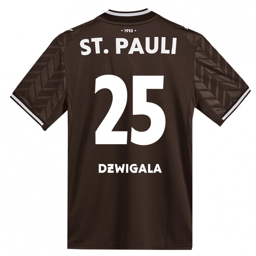 Danxen Kinderen Adam Dzwigala #25 Cafe Wit Thuisshirt Thuistenue 2026/27 T-Shirt