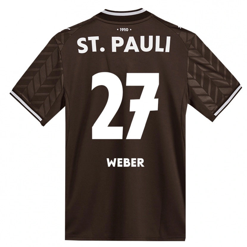 Danxen Kinderen Hugo Weber #27 Cafe Wit Thuisshirt Thuistenue 2026/27 T-Shirt