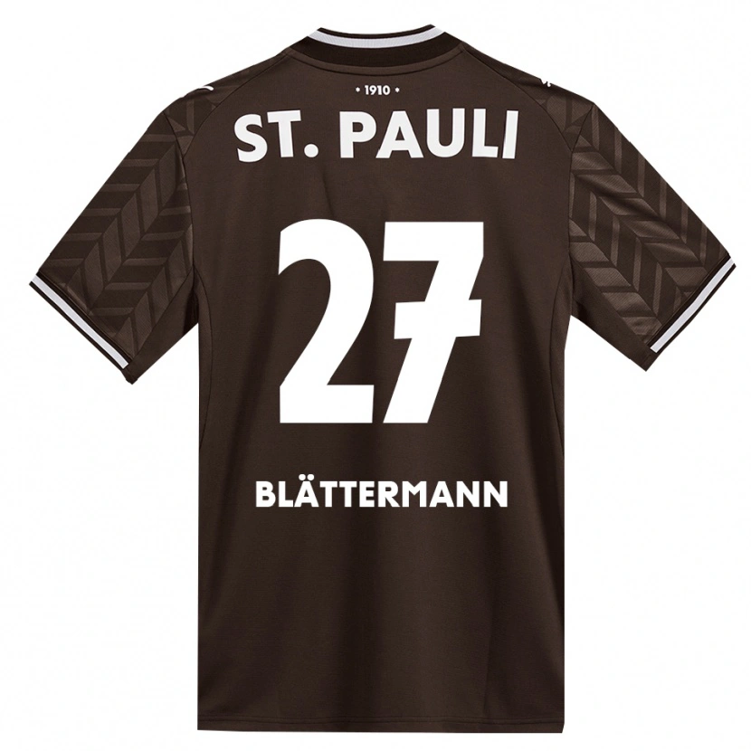 Danxen Kinderen Levin Blättermann #27 Cafe Wit Thuisshirt Thuistenue 2026/27 T-Shirt