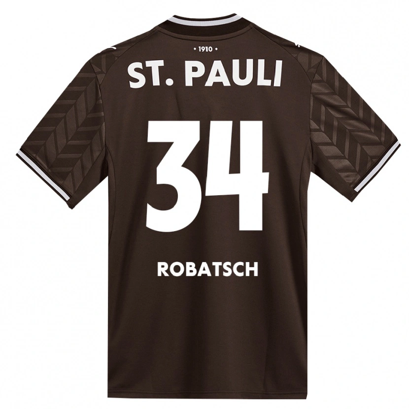 Danxen Kinderen Jannik Robatsch #34 Cafe Wit Thuisshirt Thuistenue 2026/27 T-Shirt