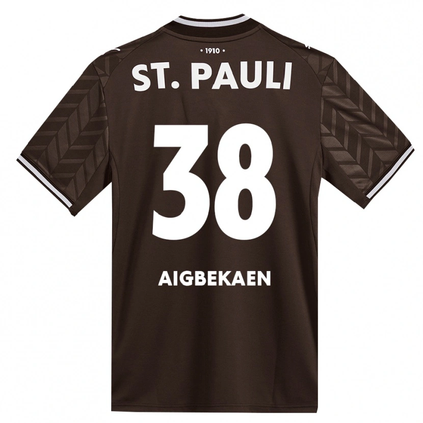 Danxen Kinderen Romeo Aigbekaen #38 Cafe Wit Thuisshirt Thuistenue 2026/27 T-Shirt