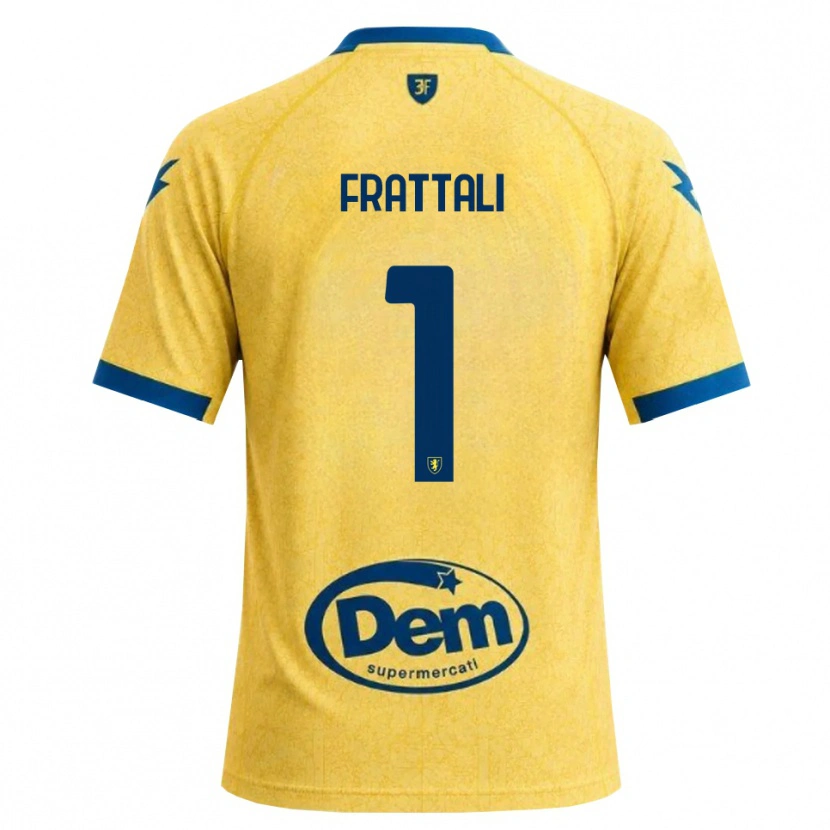 Danxen Kinderen Pierluigi Frattali #1 Khaki Zwart Blauw Thuisshirt Thuistenue 2026/27 T-Shirt
