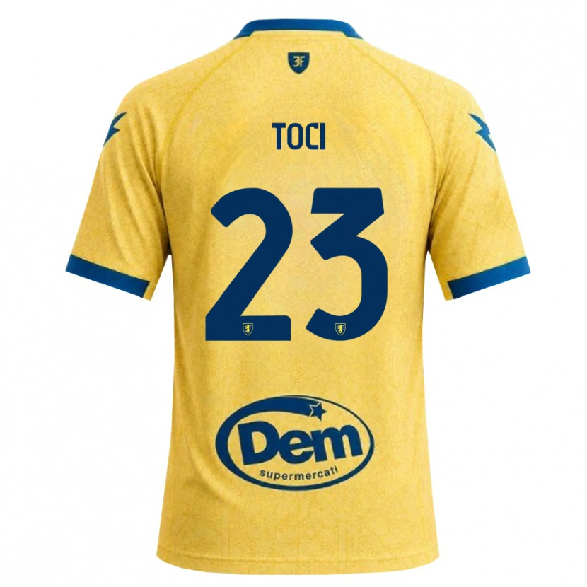 Danxen Kinderen Matteo Toci #23 Khaki Zwart Blauw Thuisshirt Thuistenue 2026/27 T-Shirt