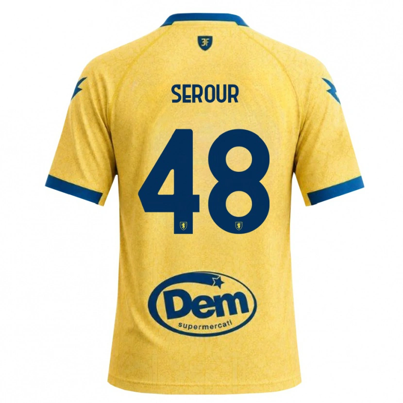 Danxen Kinderen Mohamed Serour #48 Khaki Zwart Blauw Thuisshirt Thuistenue 2026/27 T-Shirt