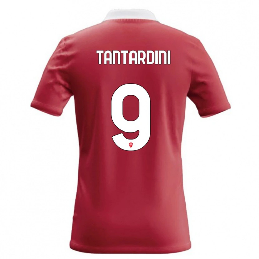 Danxen Kinderen Tommaso Tantardini #9 Rood Wit Thuisshirt Thuistenue 2026/27 T-Shirt