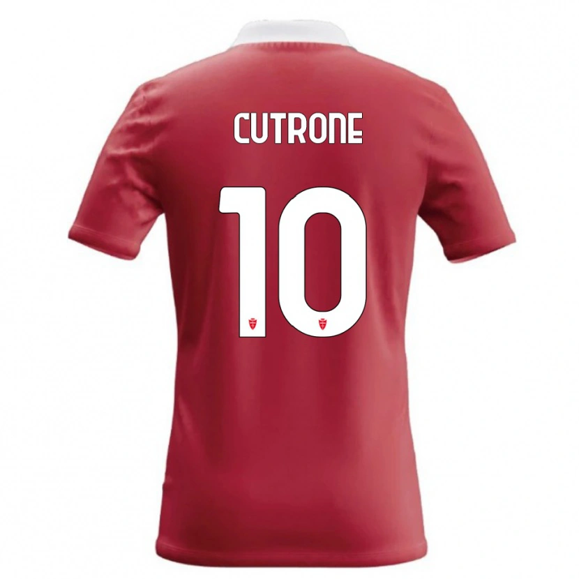 Danxen Kinderen Patrick Cutrone #10 Rood Wit Thuisshirt Thuistenue 2026/27 T-Shirt