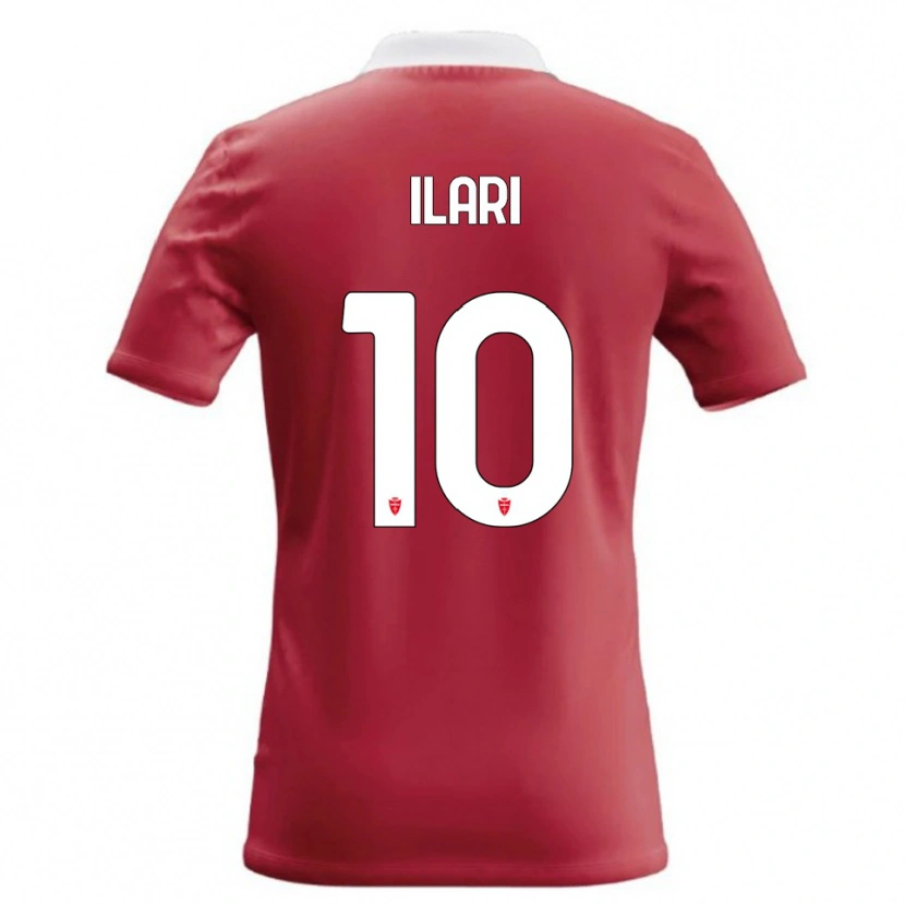 Danxen Kinderen Mario Ilari #10 Rood Wit Thuisshirt Thuistenue 2026/27 T-Shirt