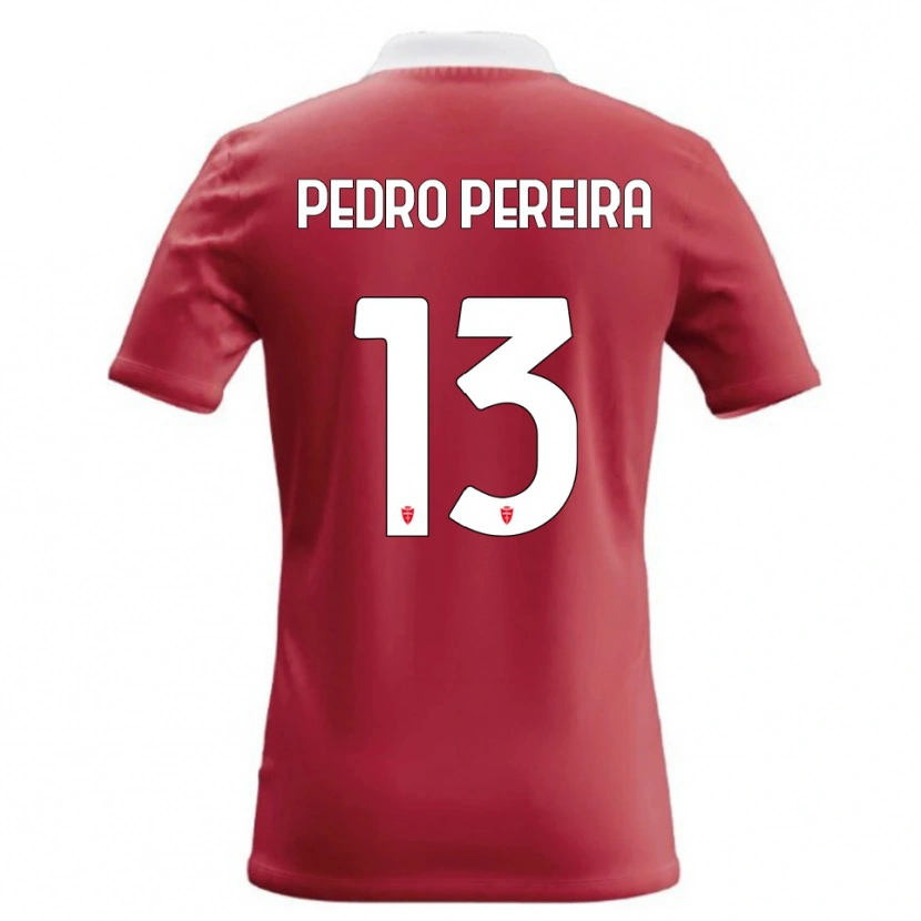 Danxen Kinderen Pedro Pereira #13 Rood Wit Thuisshirt Thuistenue 2026/27 T-Shirt