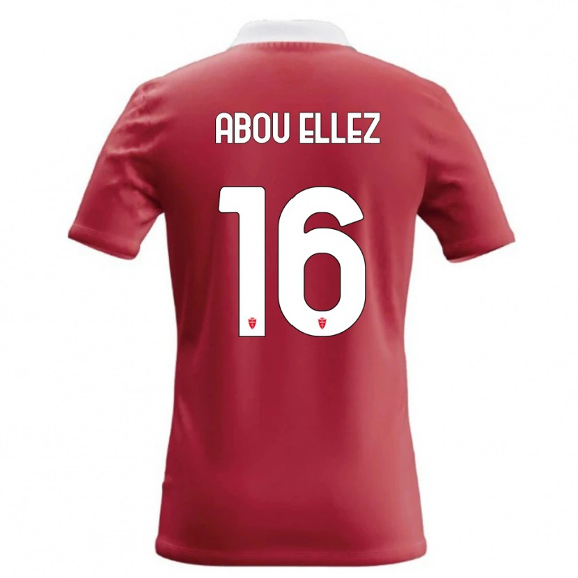 Danxen Kinderen Amir Abou Elezz #16 Rood Wit Thuisshirt Thuistenue 2026/27 T-Shirt