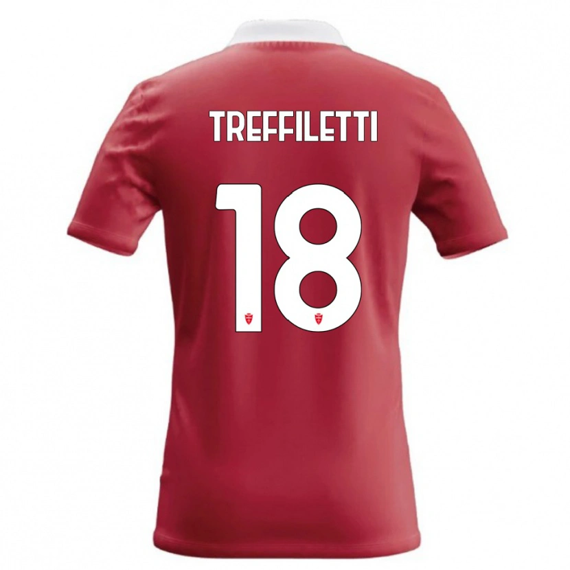 Danxen Kinderen Danilo Treffiletti #18 Rood Wit Thuisshirt Thuistenue 2026/27 T-Shirt
